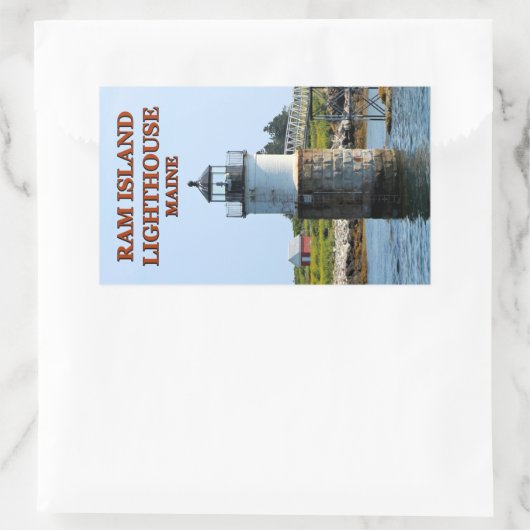 Ram Island Lighthouse, Maine Stickers (Tas)