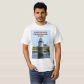 Ram Island Lighthouse, Maine T-Shirt (Voorkant volledig)