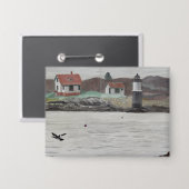 Ram Island Maine Button (Voorkant / Achterkant)