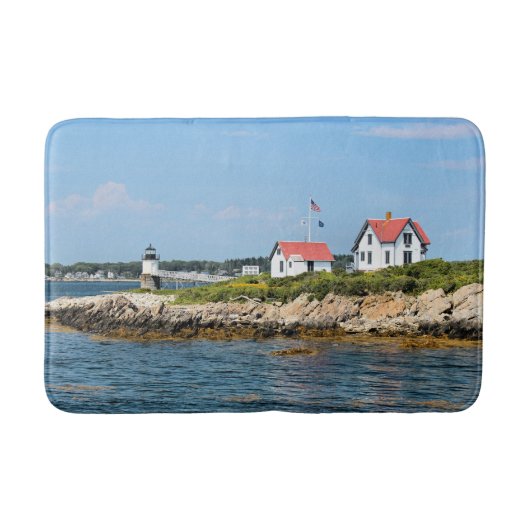 Ram Island Vuurtoren, Maine Bath Mat (Voorkant)