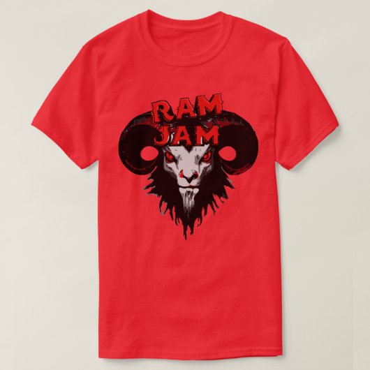 Ram Jam Retro Rock Muziek T-shirt (Design voorkant)