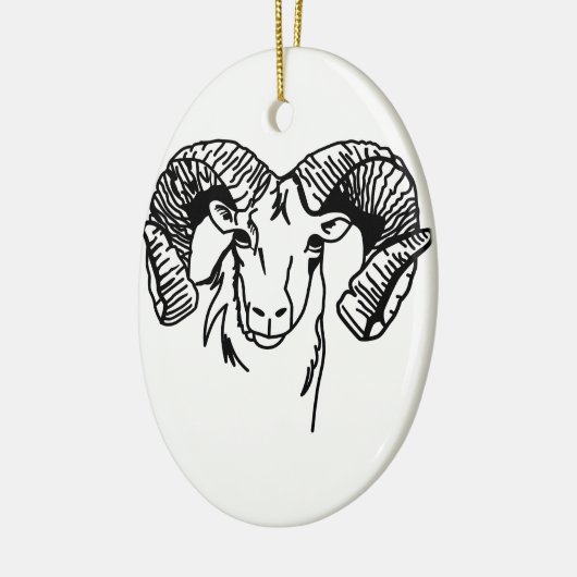 Ram Keramisch Ornament (Links)