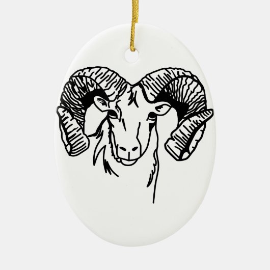 Ram Keramisch Ornament (Voorkant)
