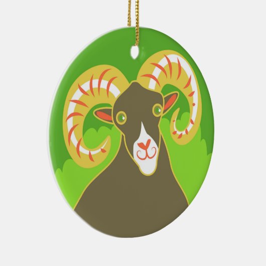 Ram Keramisch Ornament (Rechts)