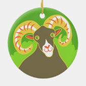 Ram Keramisch Ornament (Achterkant)