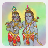 Ram & Krishna Sticker (Voorkant)