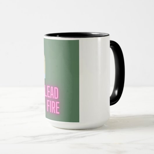 Ram Leiderschap Mok: geboren om te leiden, gedreve Mok (Voorkant rechts)