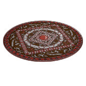 Ram Mandala glazen snijplank (Hoek)