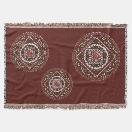 Ram Mandala Gooi Deken (Voorkant)