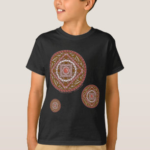 Ram Mandala Kind en Baby Donker Shirt