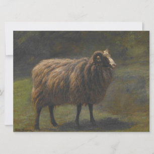 Ram (Mannelijk Schaap) op het Boerderij (door Rosa Kaart