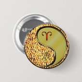 Ram & Metaal Draak Ronde Button 5,7 Cm (Voorkant /achterkant)
