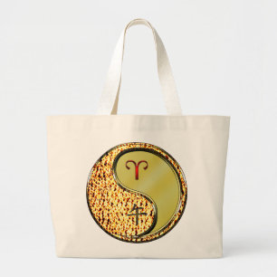 Ram & Metaal Paard Grote Tote Bag