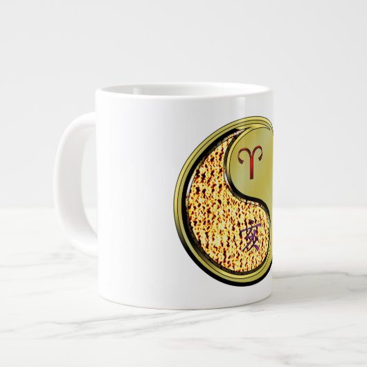 Ram & Metaal Varken Grote Koffiekop (Links)