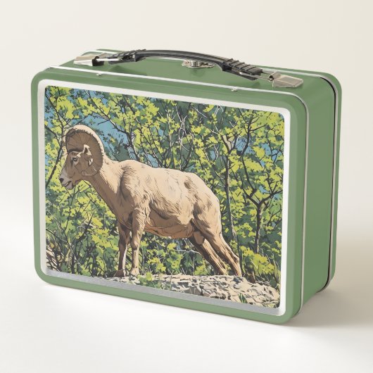 Ram Metal Lunchbox (Achterkant)
