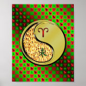 Ram & metalen geit poster (Voorkant)