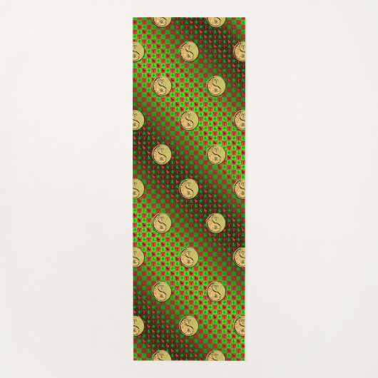 Ram & metalen geit yogamat (Voorkant)