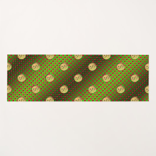 Ram & metalen geit yogamat (Voorkant (horizontaal))