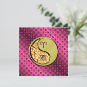 Ram & metalen haan kaart (Staand voorkant)