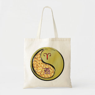 Ram & metalen haan tote bag
