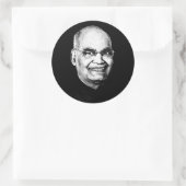 Ram Nath Kovind Ronde Sticker (Tas)