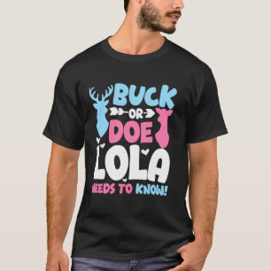 Ram of geit Lola moet het geslacht weten Geslacht T-shirt