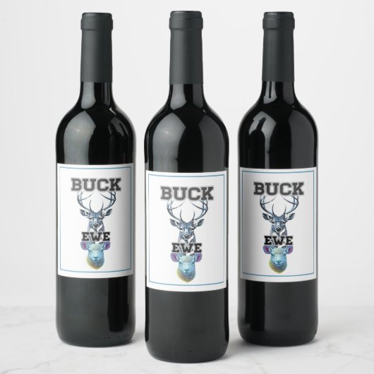 RAM OOIEVAAR  WIJN ETIKET (Flessen)
