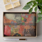 Ram Orange Vrouw: Gotische Ram Antieke Kunst Colla Tissuepapier (Geschenk)