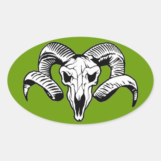RAM OVALE STICKER (Voorkant)
