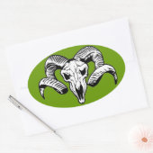 RAM OVALE STICKER (Envelop)