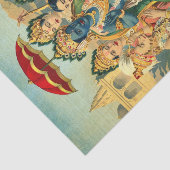 Ram Panchayatan door Raja Ravi Varma Tissuepapier (Detail)