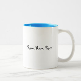 Ram Ram Ram-beker Tweekleurige Koffiemok