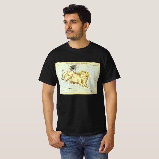 Ram Ram,  sterrenbeeld, Urania's Mirror T-shirt (Voorkant volledig)