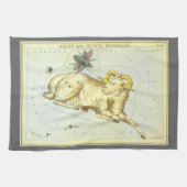 Ram Ram,  sterrenbeeld, Urania's Mirror Theedoek (Horizontaal)