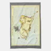 Ram Ram,  sterrenbeeld, Urania's Mirror Theedoek (Verticaal)