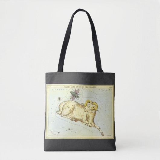 Ram Ram, sterrenbeeld, Urania's Mirror Tote Bag (Voorkant)