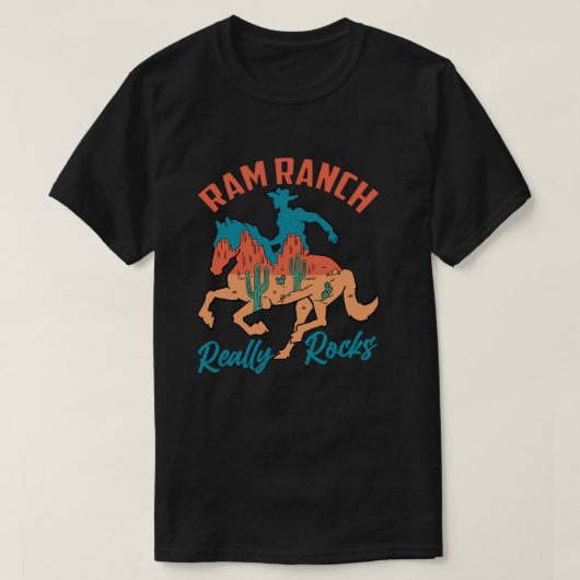 Ram Ranch Echt Rocks, Ram Ranch, Ram Ranch Lyric T-shirt (Design voorkant)