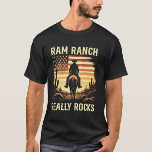 Ram Ranch Is Echt Top Cowboy Rodeo Country Vintage