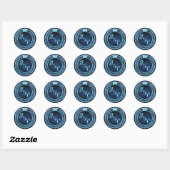 Ram/rat Ronde Sticker (Vel)