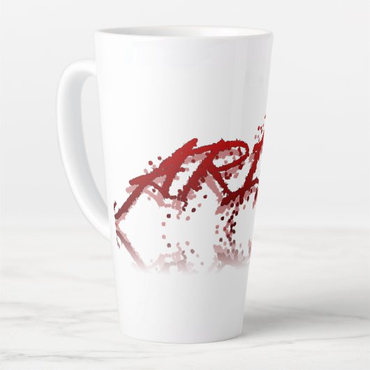 Ram-reflectie Latte Mok (Linkerhoek)