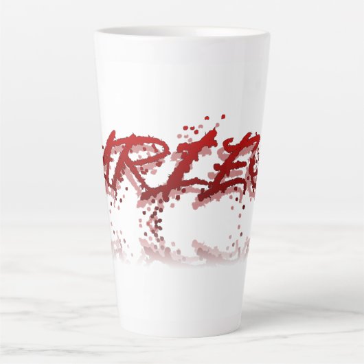 Ram-reflectie Latte Mok (Voorkant)