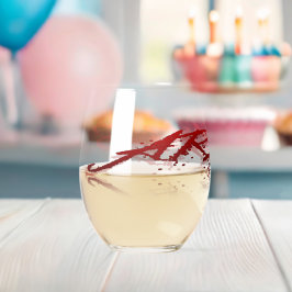 Ram-reflectie Wijnglas Zonder Voet