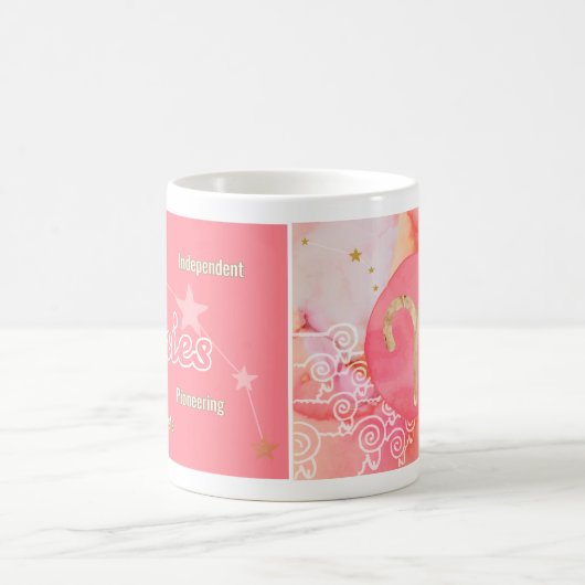 Ram Rood Astrologie Zodiac Sign Mok (Center)