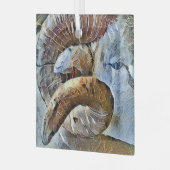 RAM SCHAPENDIER BOERDERIJ GLAS ORNAMENT (Voorkant links)