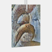 RAM SCHAPENDIER BOERDERIJ GLAS ORNAMENT (Voorkant Rechts)