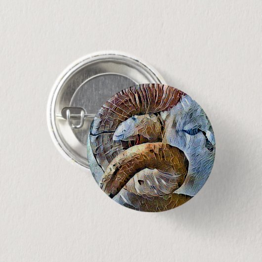 RAM SCHAPENDIER BOERDERIJ RONDE BUTTON 3,2 CM (Voorkant /achterkant)