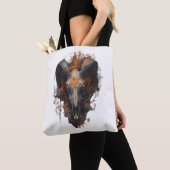 Ram Schedel Occulte Stoomtech Donkere Kunst Boodsc Tote Bag (Dichtbij)