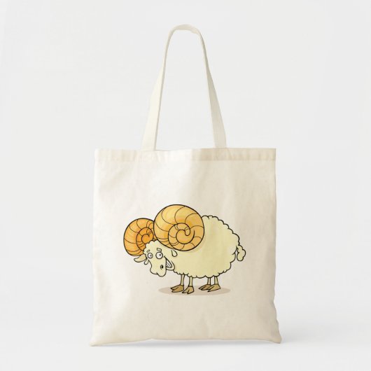 Ram Sheep Canvas tas (Voorkant)