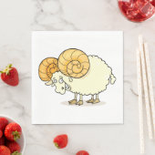 Ram Sheep Paper Napkins Servet (Insitu)