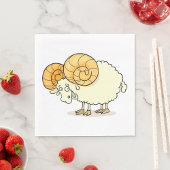 Ram Sheep Paper Napkins Servet